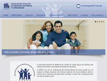 Tablet Screenshot of apmfc.org.br